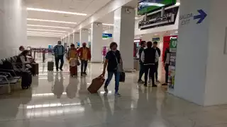 En total son 62 los vuelos que operan este miércoles