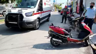 El percance ocurrió cerca de las 16:55 horas, sobre el cruce de la calle 56 entre 35 y 35-A de la colonia Fátima