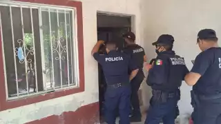 Al lugar llegaron elementos de la policía municipal de Akil