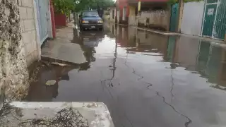 Casas de Tizimín, Yucatán, afectadas por las inundaciones