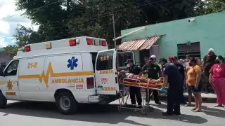 El hombre de la tercera edad fue trasladado a un hospital de Mérida