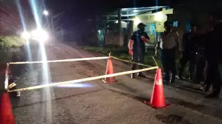 Elementos acordonaron el área donde se encontraron los casquillos