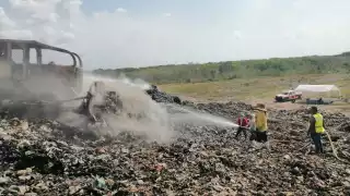 Incendio en el Basurero Municipal de Chetumal