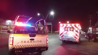 Los accidentados fueron atendidos por los paramédicos en el lugar del incidente