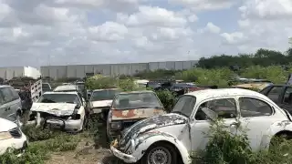 Algunos de los automóviles abandonados en los corralones de la SSP Yucatán ya se encuentran deteriorados o se convirtieron en cacharros