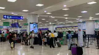 El Aeropuerto Internacional de Cancún reportó este sábado 592 operaciones aéreas
