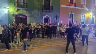 Protestan campechanos en el Palacio Estatal por la Reforma Judicial: EN VIVO