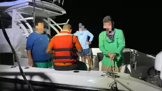 Marina rescata turistas a bordo de Yate en Progreso