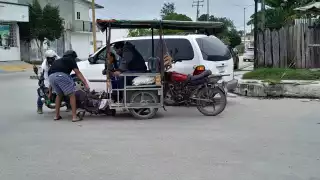 Afortunadamente, no hubo personas lesionadas en el accidente