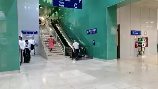 En cuanto a llegadas, el primero fue el 4572 de Volaris de CDMX, el vuelo de Monterrey 4280 de Volaris adelantado