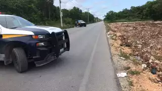 La circulación en el área fue cerrada para llevar a cabo los procedimientos correspondientes