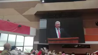 Mario Díaz-Canel durante el VIII Congreso del Partido Comunista de Cuba