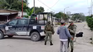 El hombre resultó ileso del ataque