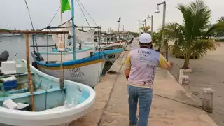 Varias embarcaciones se hundieron debido a la turbonada que azotó durante la madrugada