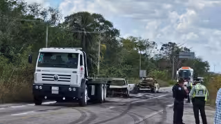 Reabren carretera libre Cancún–Mérida, tras dos horas de cierre por ataque contra vehículos