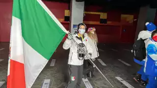 Donovan Carrillo y Sarah Schleper, encabezan delegación de México en Ceremonia Inaugural de Beijing 2022