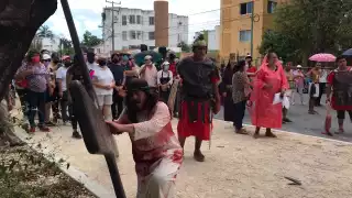 El viacrucis finalizará en la Catedral de Cancún, ubicada dentro de la zona llamada 'Ombligo Verde', en el centro de la ciudad