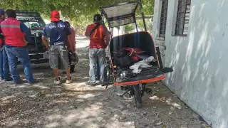 Tras casi 10 horas del robo, la motocicleta fue vista abandonada en el camino de terracería