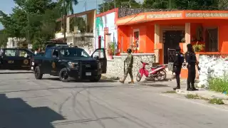 Los elementos arribaron al lugar alrededor de las 9:30 de la mañana de este jueves