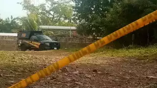 La policía llegó para acordonar la zona