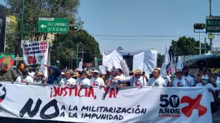 Se espera que la marcha concluya en la Plaza de las Tres Culturas