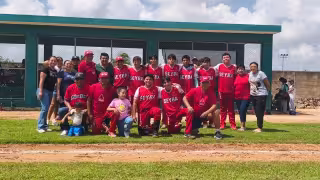 Triángulo Rojo JR. logra el subcampeonato en la Liga Yucatán de Béisbol