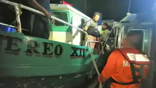 Los pescadores se encontraban con buen estado de salud