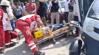 La mujer presentó fracturas en el cuerpo