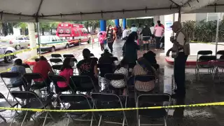 Las vacunas continúan pesé las condiciones climáticas