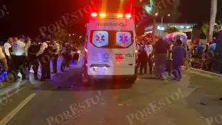 La mujer, al parecer, se atravesó sin precaución por su estado etílico. Se declaró estable, pero fue trasladada al Hospital General