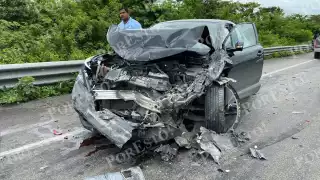 Cuatro autos estuvieron involucrados en el accidente