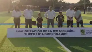 Mauricio Vila inaugura la Súper Liga “Gobernador” 2024 de Futbol en Mérida: EN VIVO