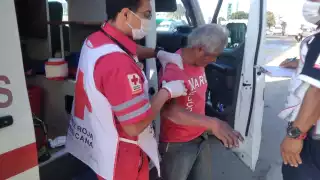 El afectado quedo por un segundo inconsciente al ser arrollado