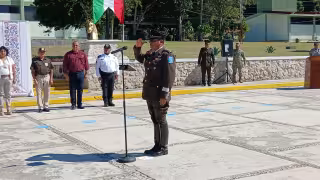 Adán Juárez Romero asume mando del 11/o Regimiento de Caballería Motorizado en Escárcega, Campeche