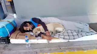 El dueño de 'Canelo' es un hombre en situación de calle