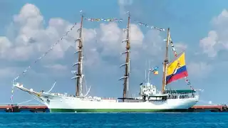 El Buque Escuela ‘Gloria’ de Colombia estará durante el fin de semana en Cozumel