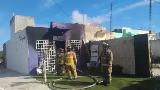 Los vulcanos evitaron que se extendiera el fuego