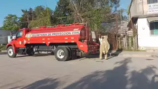 El fuego causó daños materiales