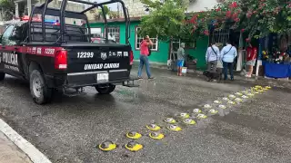 La mujer presentó una herida en la pierna causada por una arma blanca