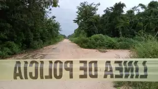 Acudieron elementos de la Policía Quintana Roo y Guardia Nacional, a confirmar el reporte del hallazgo