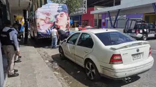 Ambas unidades quedaron con daños regulares