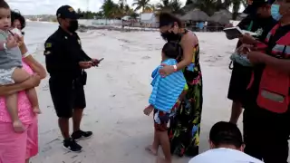 Un menor de 10 años resultó herido en la pierna por recibir un golpe con el hocico de un pez aguja