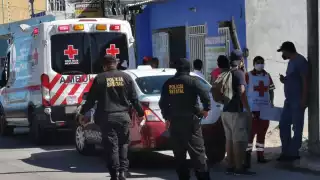 Una ambulancia llegó al lugar reportado