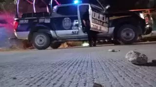 En el lugar se aseguraron varios casquillos