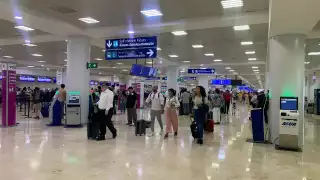 El Aeropuerto Internacional de Cancún reportó este lunes 520 vuelos programados