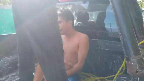 Tras un operativo de búsqueda, el hombre fue detenido por la policía municipal Tras un operativo de búsqueda, el hombre fue detenido por la policía municipal