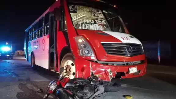 El motociclista fue trasladado al hospital El motociclista fue trasladado al hospital