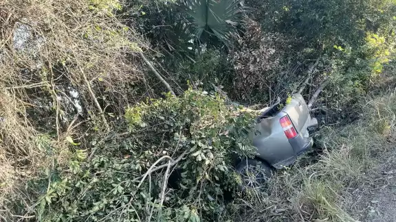 El conductor se retiró del lugar para dirigirse a su predio en la comisaria de San Pedro Bacab para pedir ayuda, activándose de esta manera los servicios de emergencia El conductor se retiró del lugar para dirigirse a su predio en la comisaria de San Pedro Bacab para pedir ayuda, activándose de esta manera los servicios de emergencia