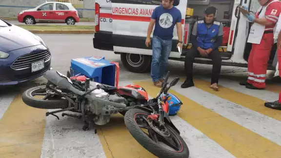 Un pizzero fue atropellado en Ciudad del Carmen, Campeche Un pizzero fue atropellado en Ciudad del Carmen, Campeche