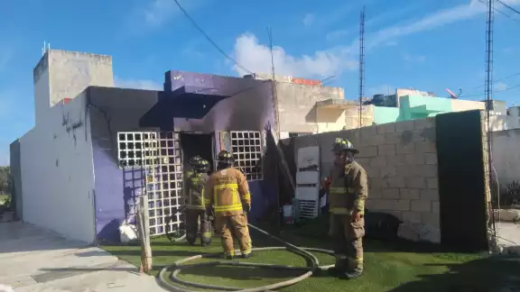 Los vulcanos evitaron que se extendiera el fuego